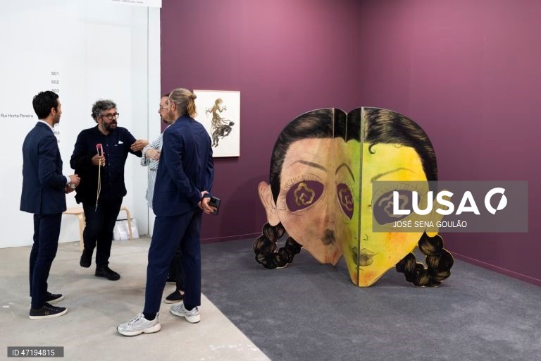 Abertura da 9.ª edição da ARCOlisboa - Feira Internacional de Arte Contemporânea, uma organização da IFEMA MADRID e da Câmara Municipal de Lisboa, que conta com a participação de  84 galerias de 18 países e estará patente até 31 de maio, na Cordoaria Nacional, em Lisboa, 28 de maio de 2026. JOSÉ SENA GOULÃO/LUSA
