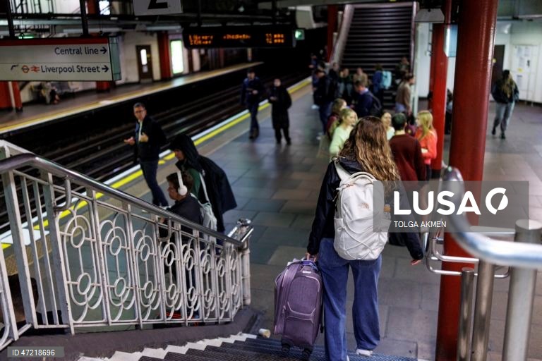 Londres: greve dos trabalhadores do metro