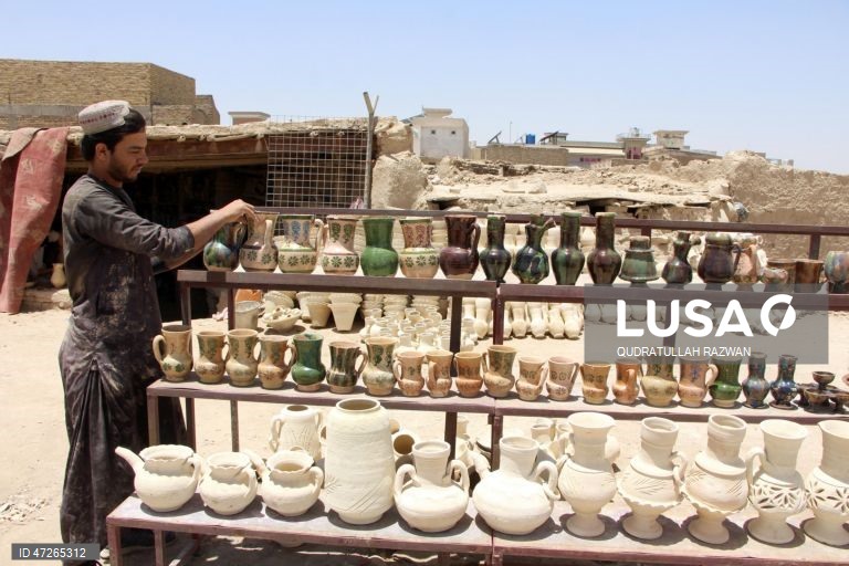 Afeganistão: Olaria tradicional em Kandahar