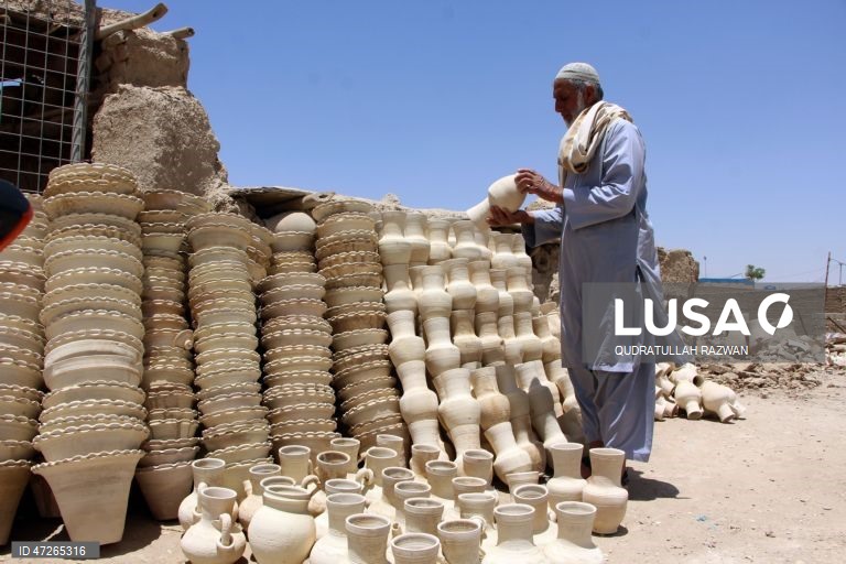 Afeganistão: Olaria tradicional em Kandahar