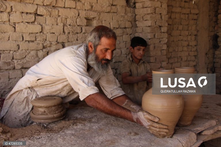 Afeganistão: Olaria tradicional em Kandahar