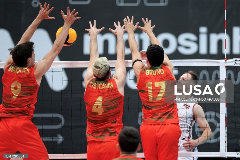 Voleibol: Liga Europeia - Portugal vs Letónia