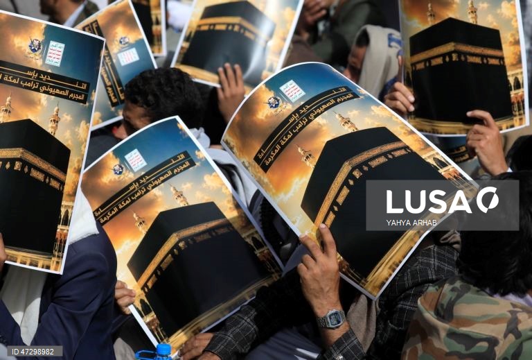 Iémen: Manifestação anti-Trump em Saná