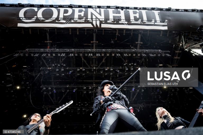 Dinamarca: Concerto de Alice Cooper no Festival Copenhell em Copenhaga