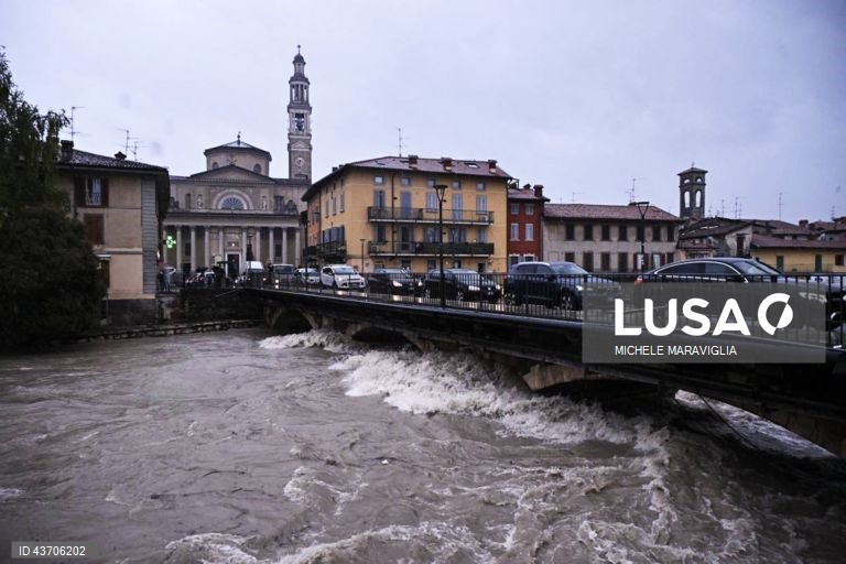 Itália: Cheias na região da Lombardia