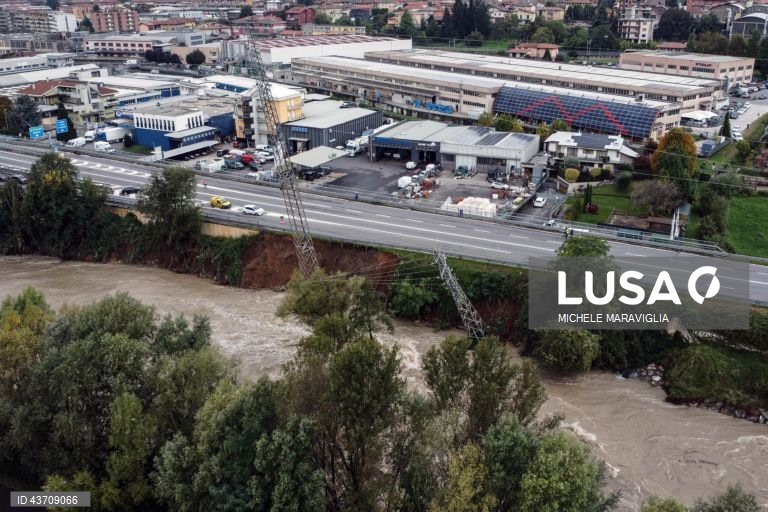 Itália: Cheias na região da Lombardia