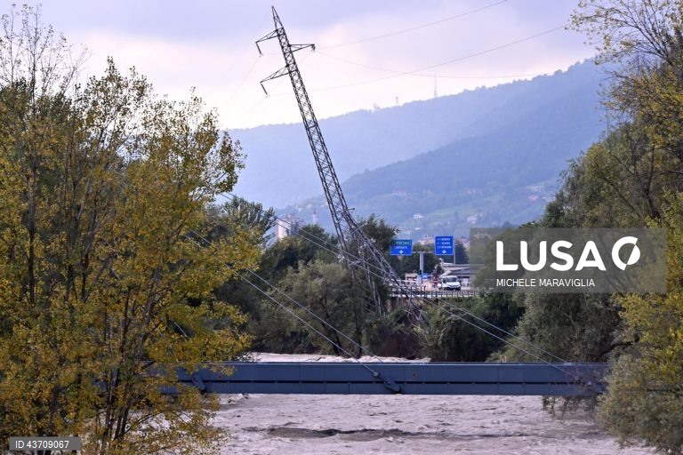 Itália: Cheias na região da Lombardia