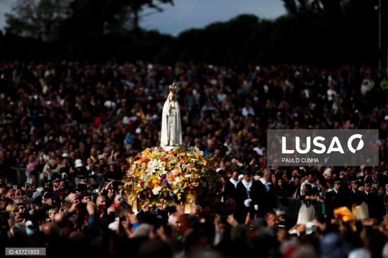 Peregrinação internacional aniversária de 13 de outubro ao Santuário de Fátima
