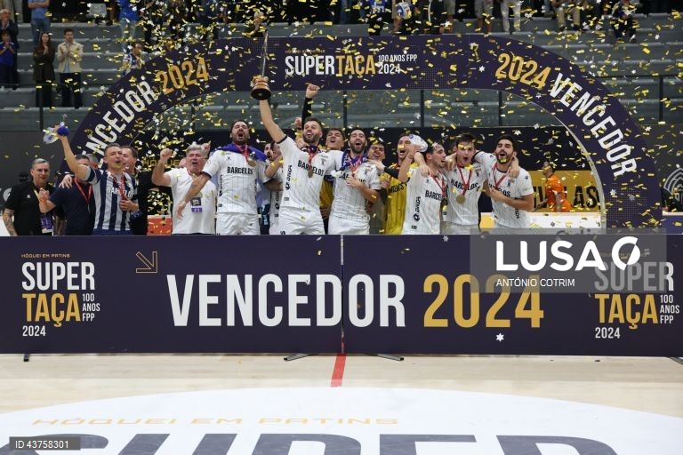 Hóquei em patins: Óquei de Barcelos vence FC Porto e conquista a Supertaça António Livramento