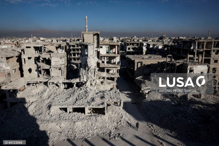 Síria: Yarmouk, Campo de refugiados palestiniano nos arredores de Damasco