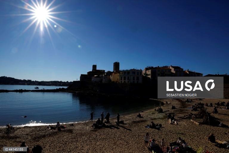 França: Aldeia de Antibes na Riviera francesa