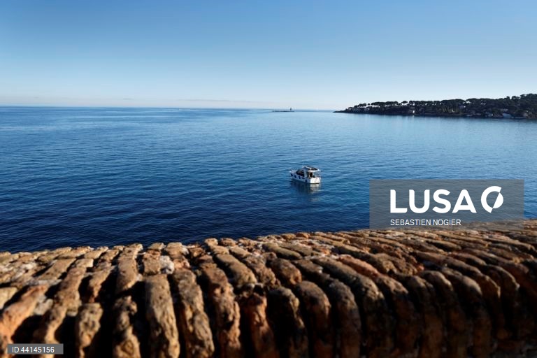 França: Aldeia de Antibes na Riviera francesa