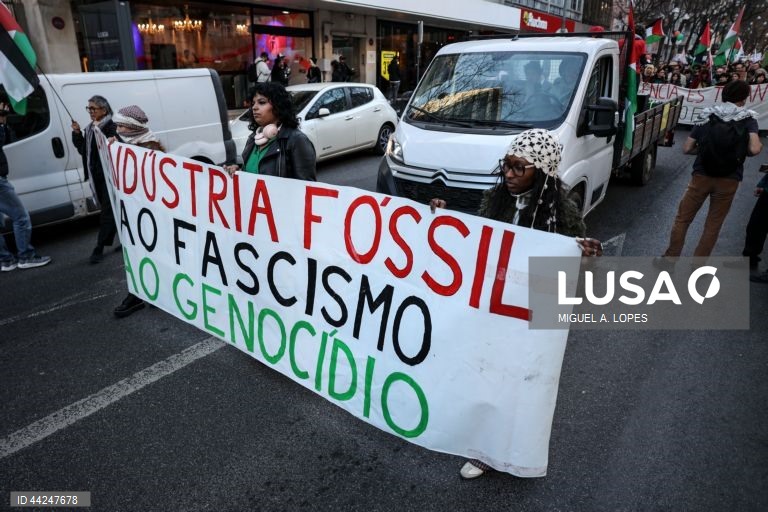 Mobilização internacional contra o fascismo, genocídio, guerra e crise climática