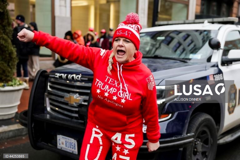 EUA: Comicío de Donald Trump antes de tomar posse como 47.º Presidente dos Estados Unidos