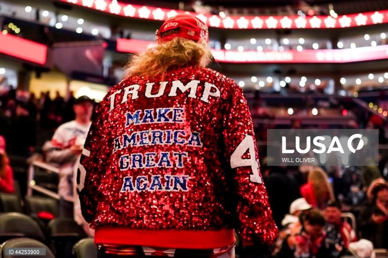 EUA: Comicío de Donald Trump antes de tomar posse como 47.º Presidente dos Estados Unidos