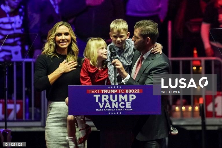 EUA: Comicío de Donald Trump antes de tomar posse como 47.º Presidente dos Estados Unidos