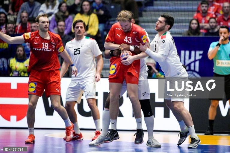 Andebol: Campeonato do Mundo - Dinamarca vs Portugal 