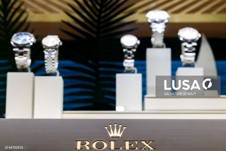 Feira de relógios de luxo “Watches and Wonders Geneva”, em Genebra, Suíça.