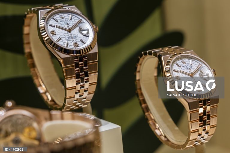 Feira de relógios de luxo “Watches and Wonders Geneva”, em Genebra, Suíça.