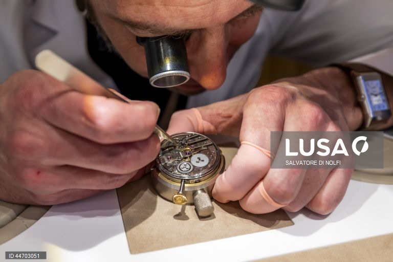 Feira de relógios de luxo “Watches and Wonders Geneva”, em Genebra, Suíça.