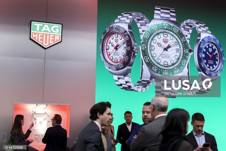 Feira de relógios de luxo “Watches and Wonders Geneva”, em Genebra, Suíça.