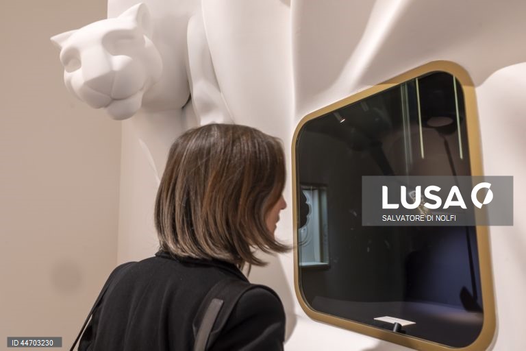 Feira de relógios de luxo “Watches and Wonders Geneva”, em Genebra, Suíça.