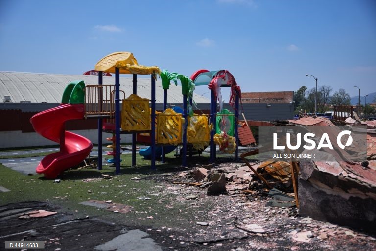EUA: Área de Los Angeles devastada pelos incêndios de janeiro deste ano