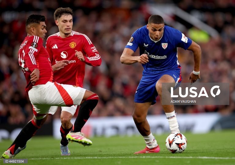 Os ingleses do Manchester United, treinado pelo português Ruben Amorim, e do Tottenham garantiram hoje o apuramento para a final da Liga Europa de futebol, ultrapassando Athletic Bilbau e Bodo/Glimt, respetivamente, nas meias-finais.