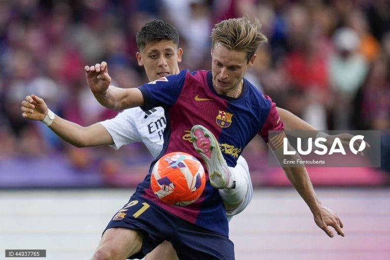 Futebol: Liga espanhola - FC Barcelona vs Real Madrid