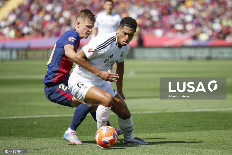 Futebol: Liga espanhola - FC Barcelona vs Real Madrid