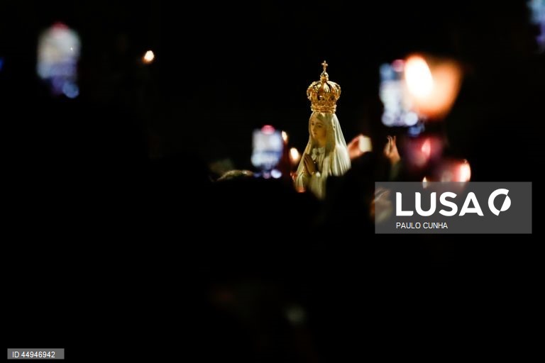 Peregrinação aniversária de maio no Santuário de Fátima