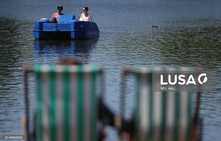 Tempo quente e seco em Londres