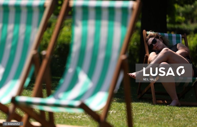 Tempo quente e seco em Londres