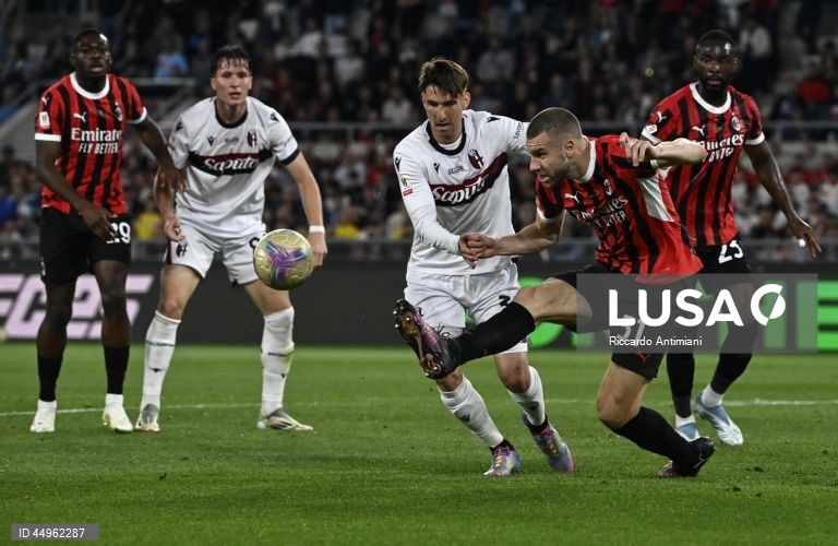 Futebol: Bolonha vence o Milan e conquista a Taça de Itália