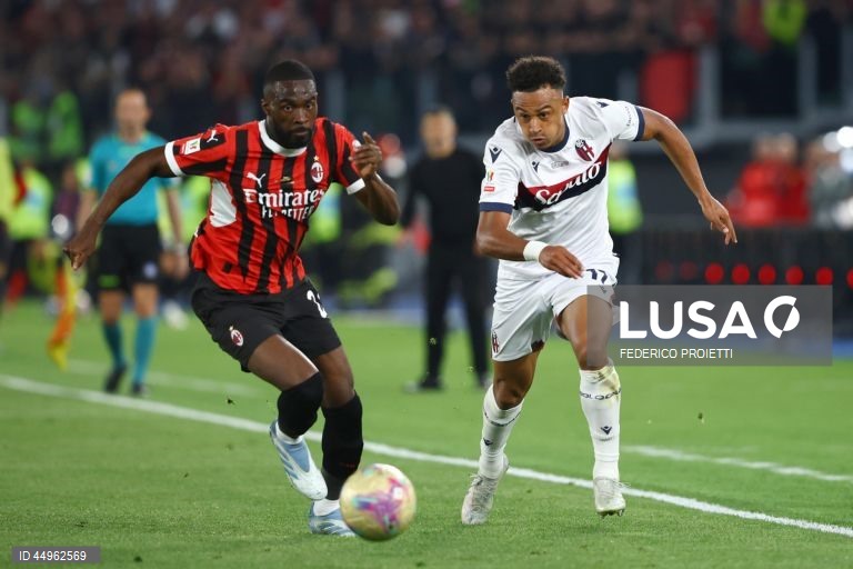 Futebol: Bolonha vence o Milan e conquista a Taça de Itália