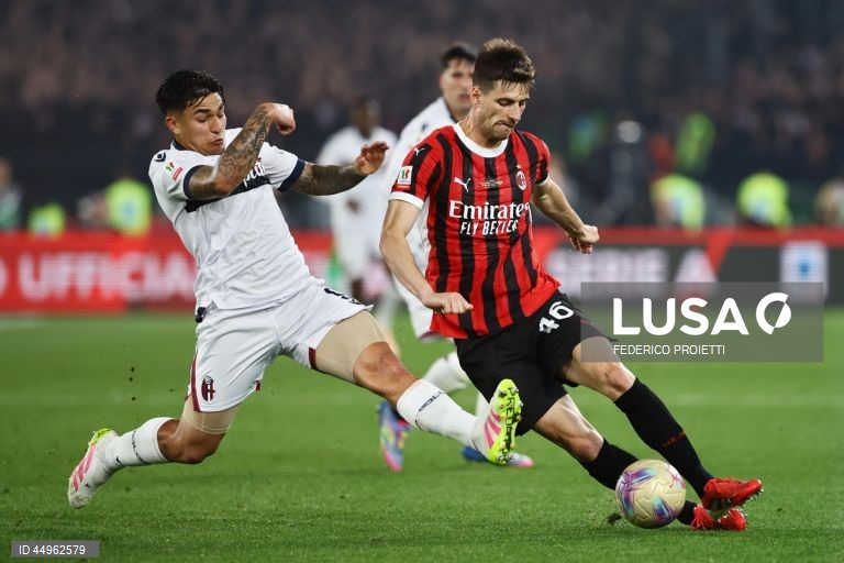 Futebol: Bolonha vence o Milan e conquista a Taça de Itália
