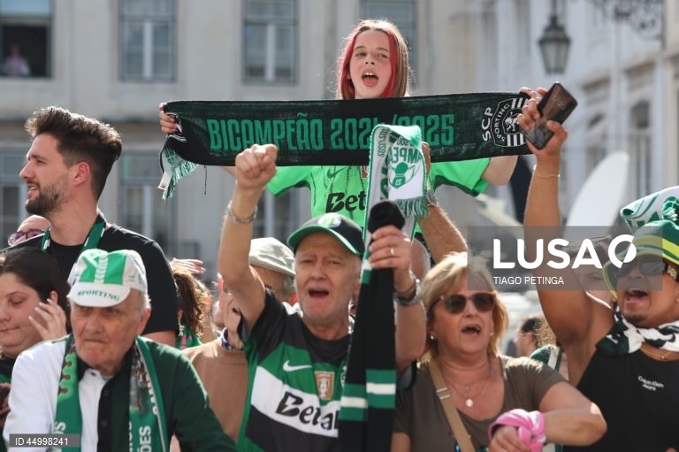 Lisboa: Receção ao campeão nacional de futebol 2024-25