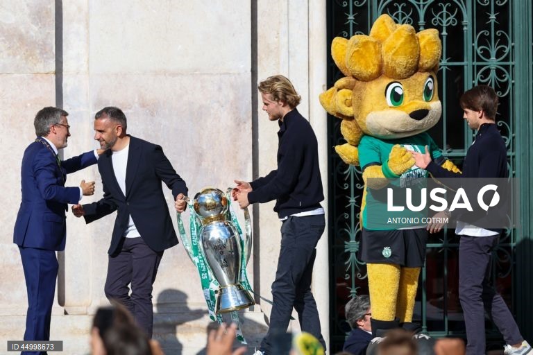 Lisboa: Receção ao campeão nacional de futebol 2024-25