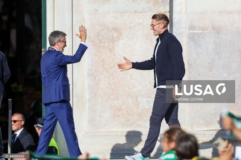 Lisboa: Receção ao campeão nacional de futebol 2024-25