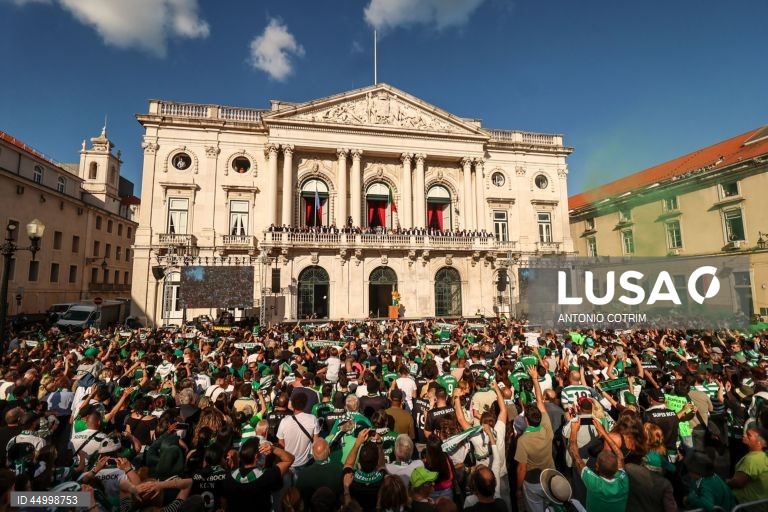 Lisboa: Receção ao campeão nacional de futebol 2024-25