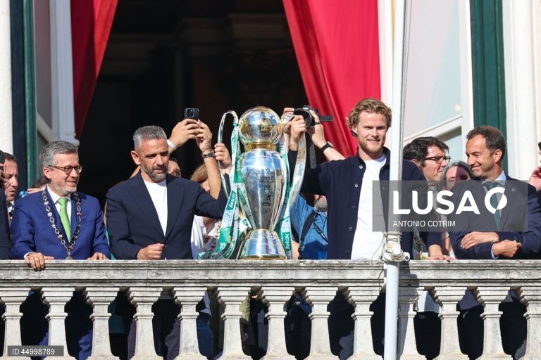 Lisboa: Receção ao campeão nacional de futebol 2024-25