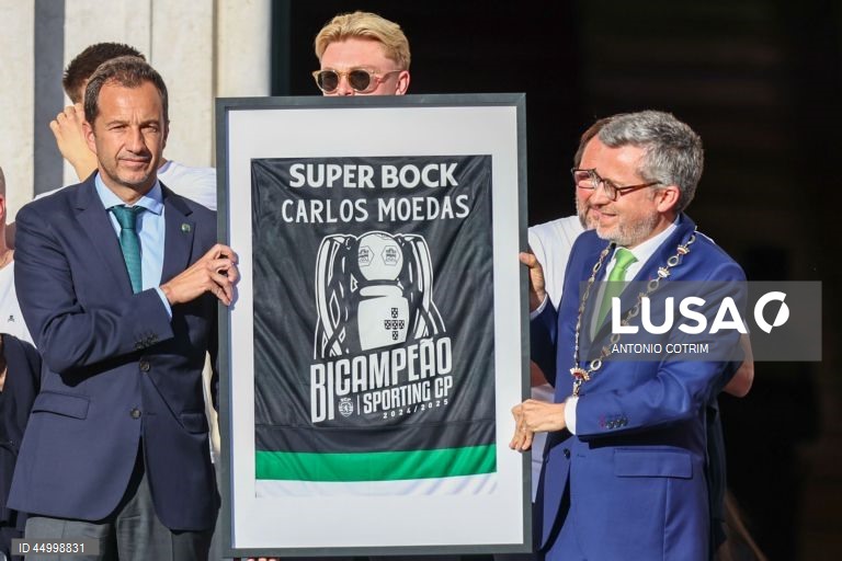 Lisboa: Receção ao campeão nacional de futebol 2024-25