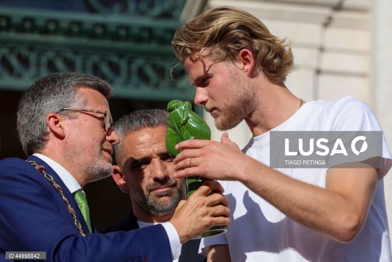 Lisboa: Receção ao campeão nacional de futebol 2024-25