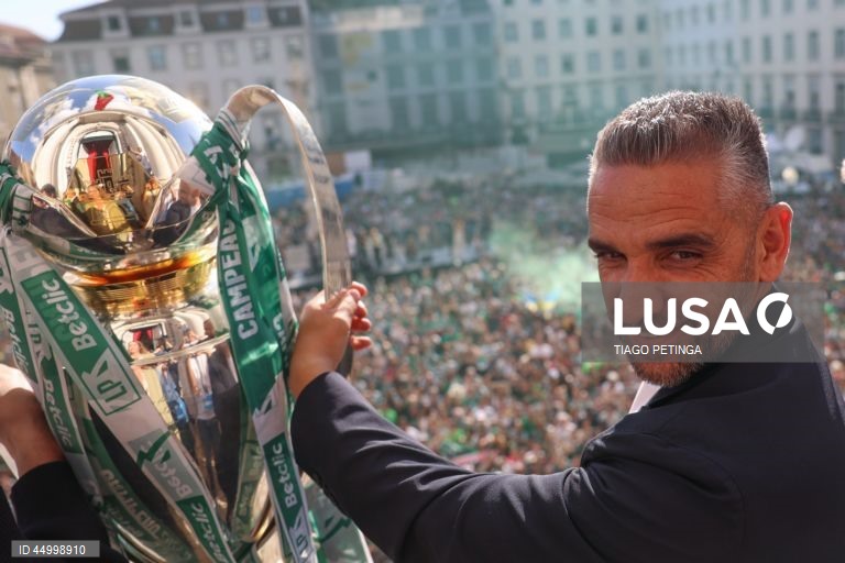 Lisboa: Receção ao campeão nacional de futebol 2024-25