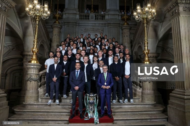 Lisboa: Receção ao campeão nacional de futebol 2024-25