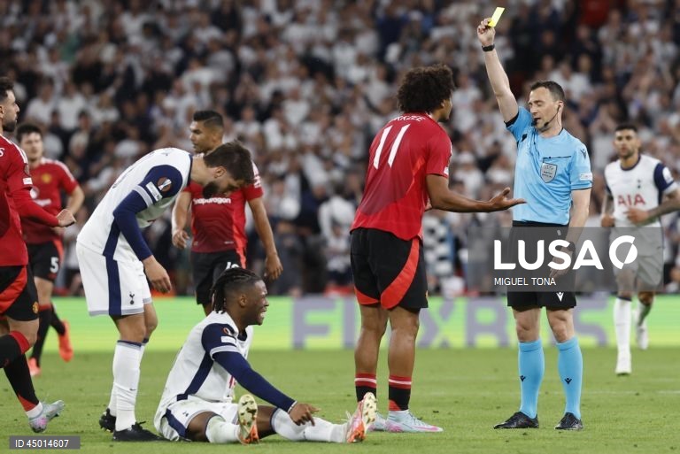 O Tottenham conquistou hoje a Liga Europa em futebol, o seu primeiro troféu desde 2007/08, ao bater na final o Manchester United, do treinador português Ruben Amorim, por 1-0, assegurando um lugar na ‘Champions’ 2025/26.