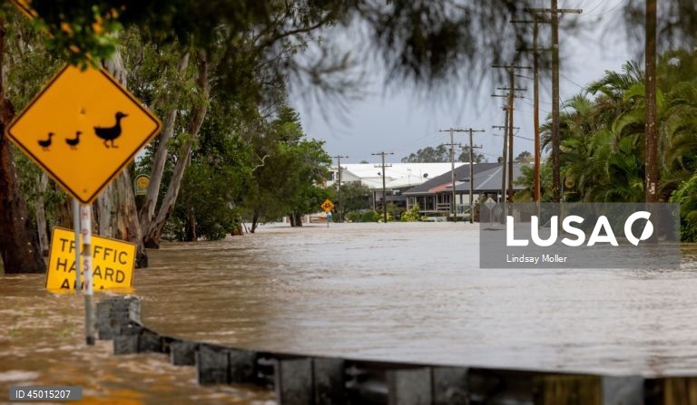 Austrália: Inundações em Port Macquarie, Nova Gales do Sul