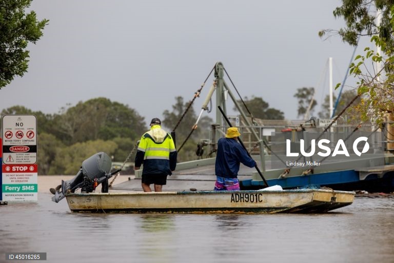 Austrália: Inundações em Port Macquarie, Nova Gales do Sul