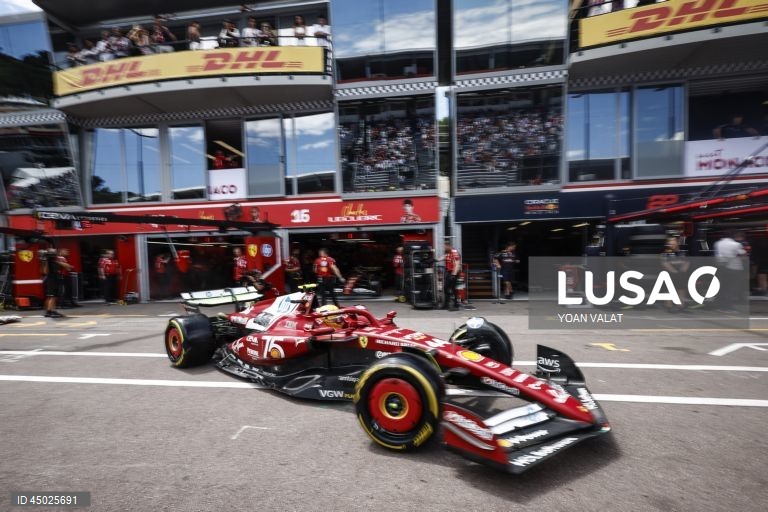 Automobilismo: F1 - treinos para o Grande Prémio do Mónaco