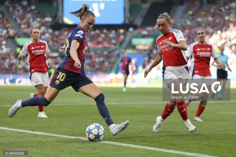 Futebol: Arsenal vence o Barcelona e conquista a Liga dos Campeões Feminina
